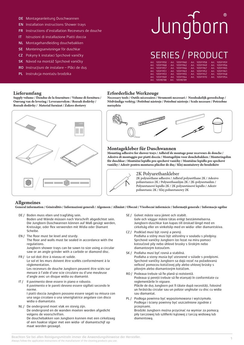 Jungborn 10591950 installation instructions