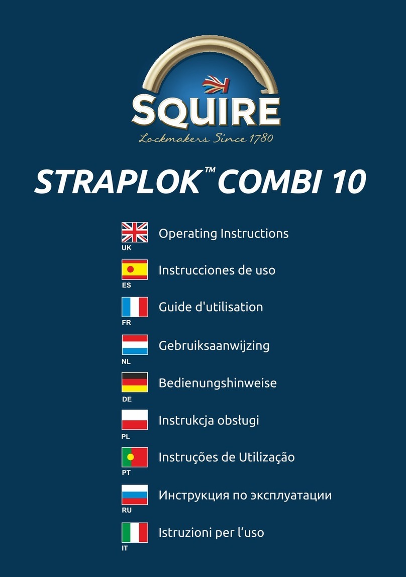 Squire STRAPLOK COMBI 10 User manual