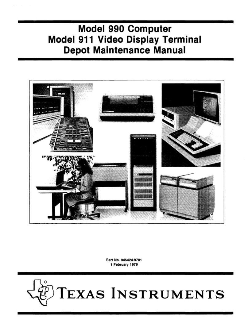 Texas Instruments 990 User manual