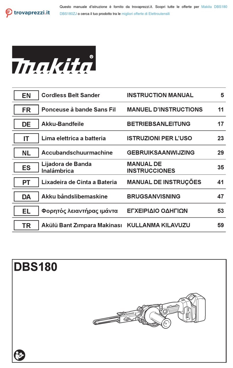 Makita DBS180ZJ instruction manual