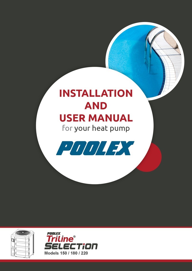 POOLEX Triline SELECTiON 150 Installation and user manual POOLEX Triline SELECTiON 150 Installation and user manual