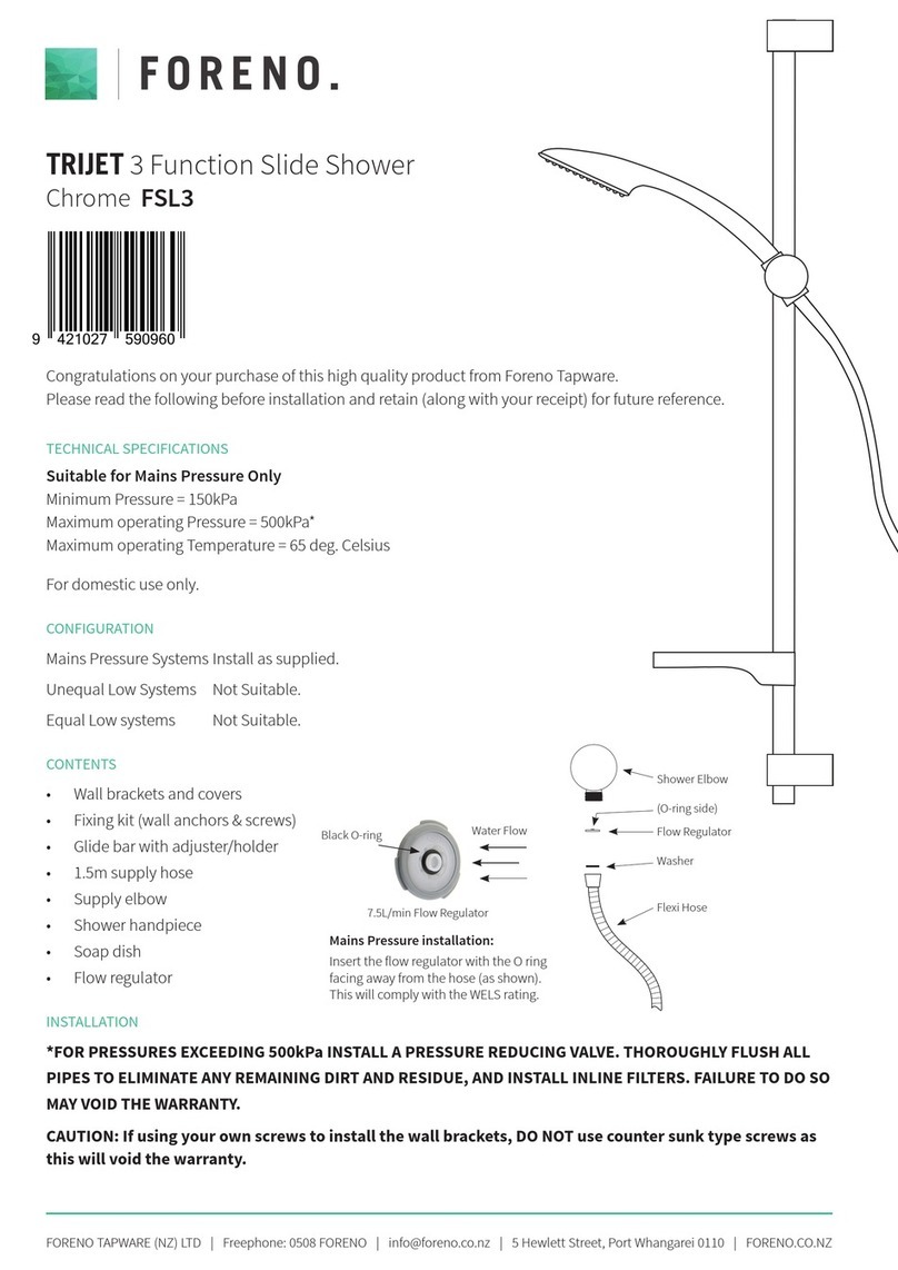 FORENO TRIJET FSL3 quick start guide