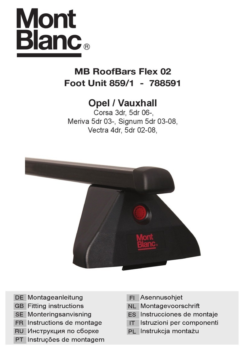 Mont Blanc 859/1 Fitting instructions
