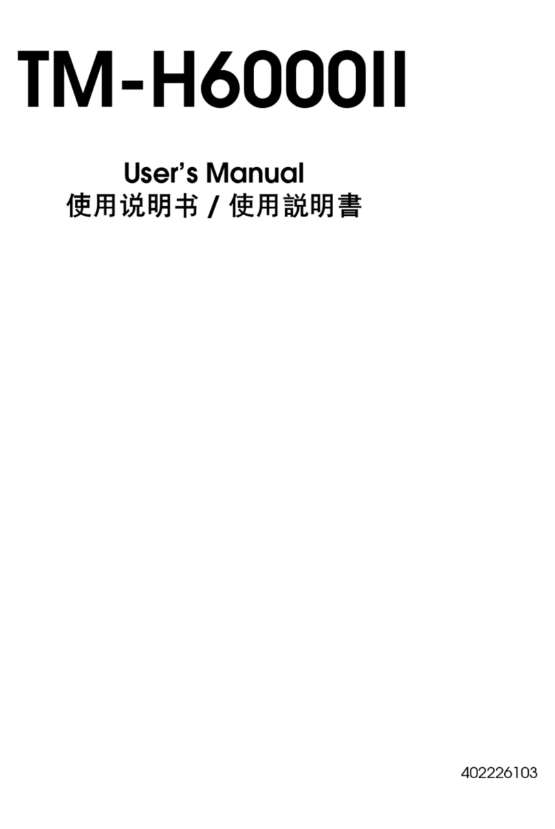 Seiko TM-H6000II User manual