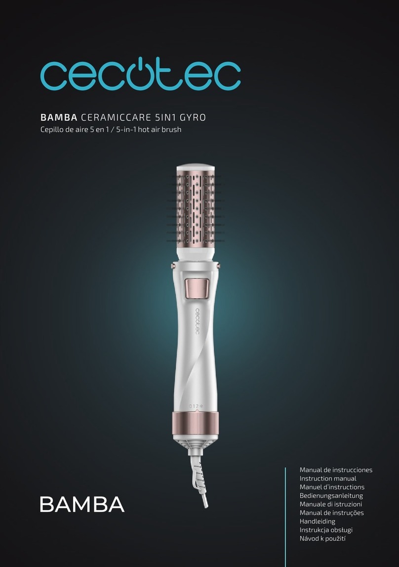 cecotec BAMBA CERAMICCARE 5IN1 GYRO instruction manual