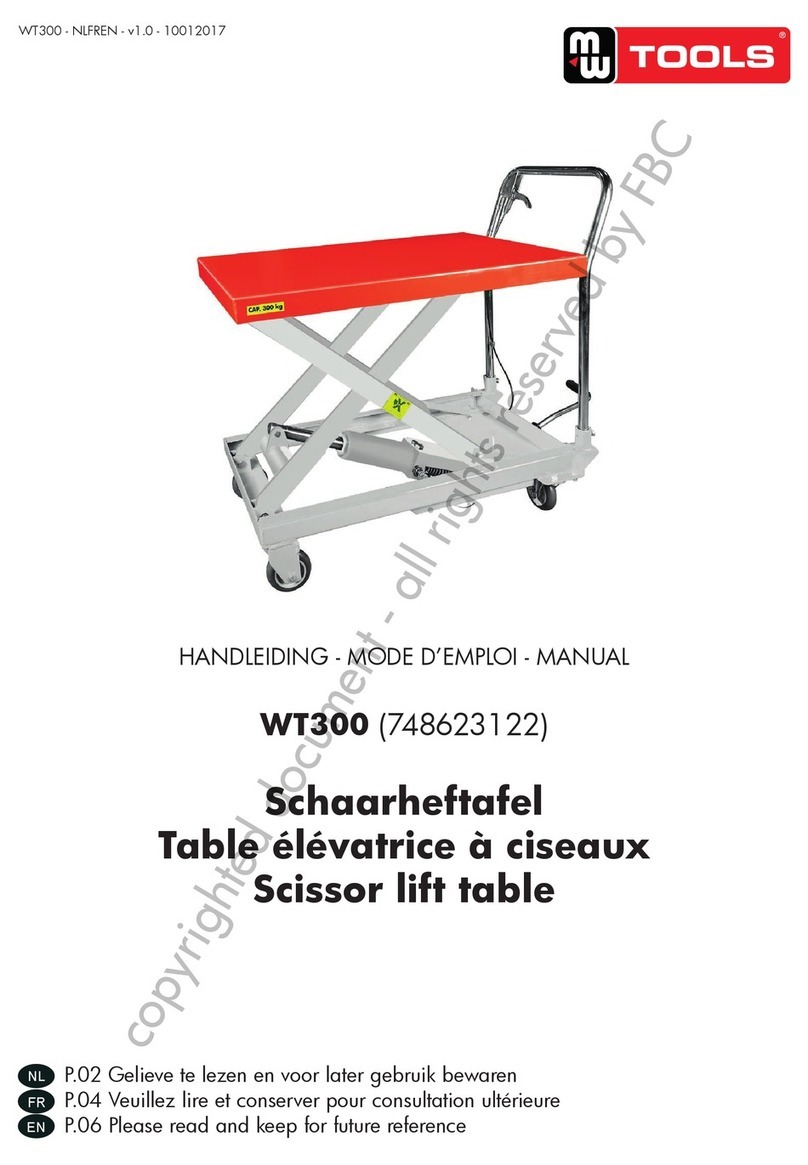 MW TOOLS WT300 manual