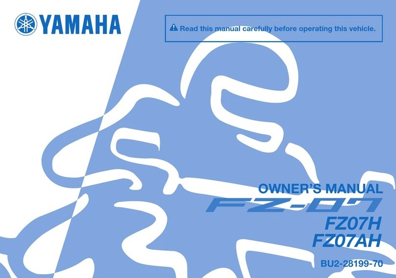 Yamaha FZ-07 2016 User manual