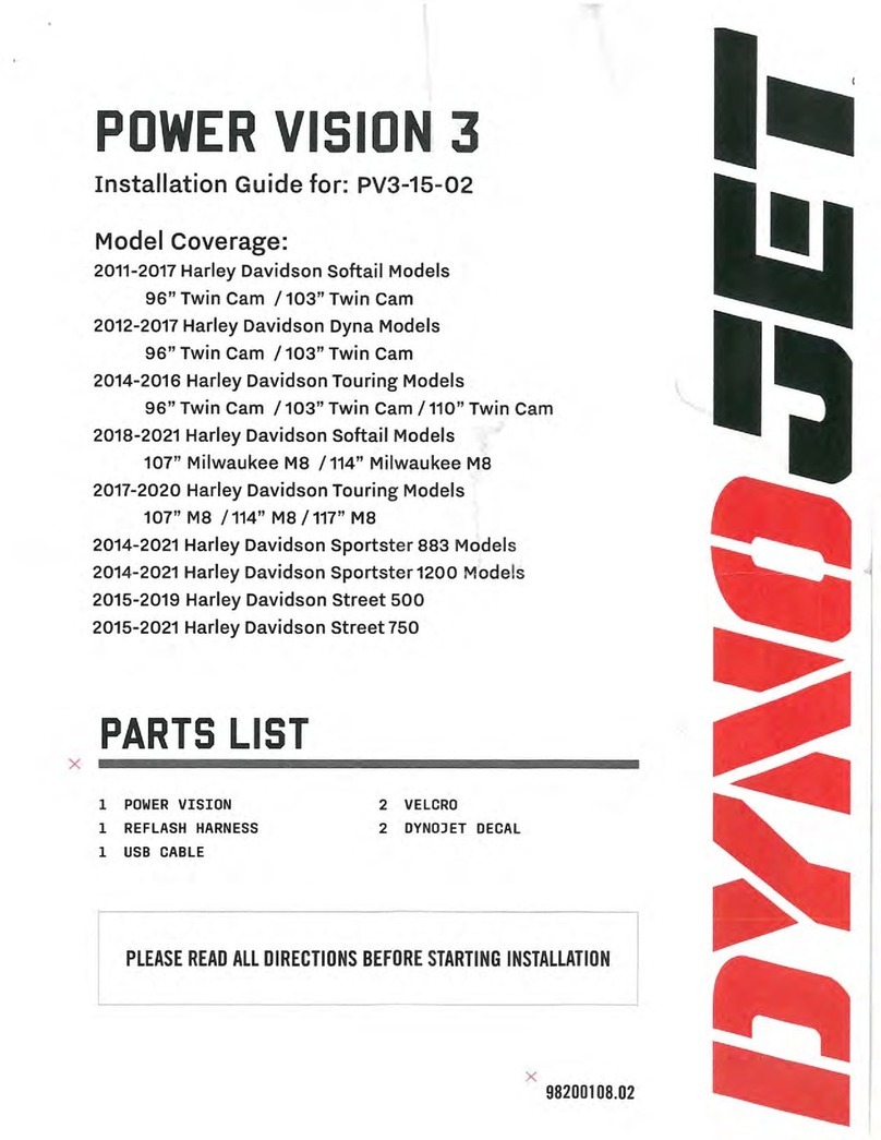 Dynojet POWER VISION 3 User manual