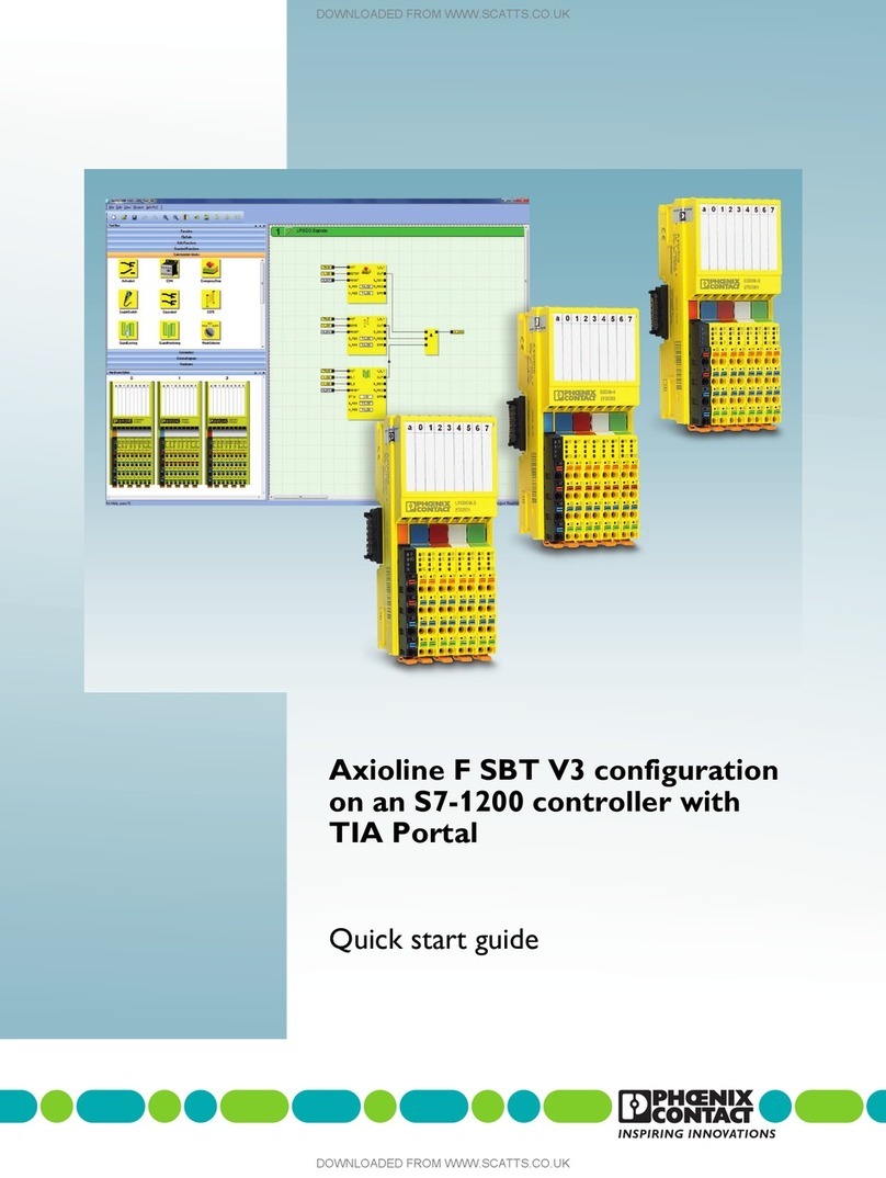 Phoenix Contact Axioline F SBT V3 User manual