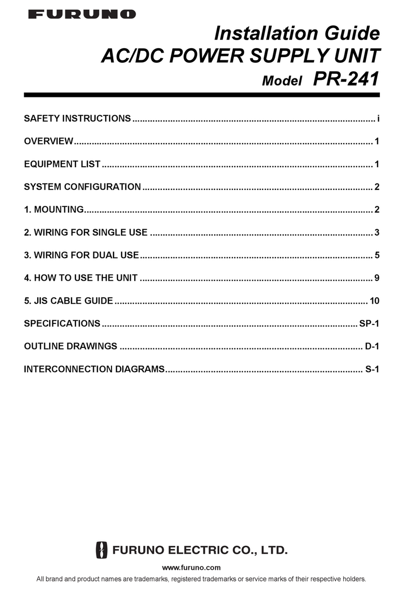 Furuno PR-241 installation guide