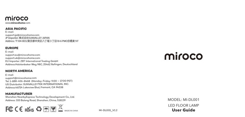 Miroco MI-DL001 user guide
