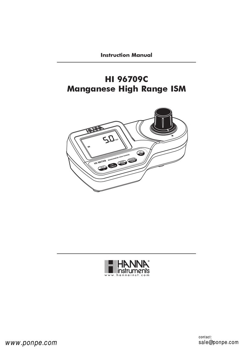 Hanna Instruments HI96709C instruction manual