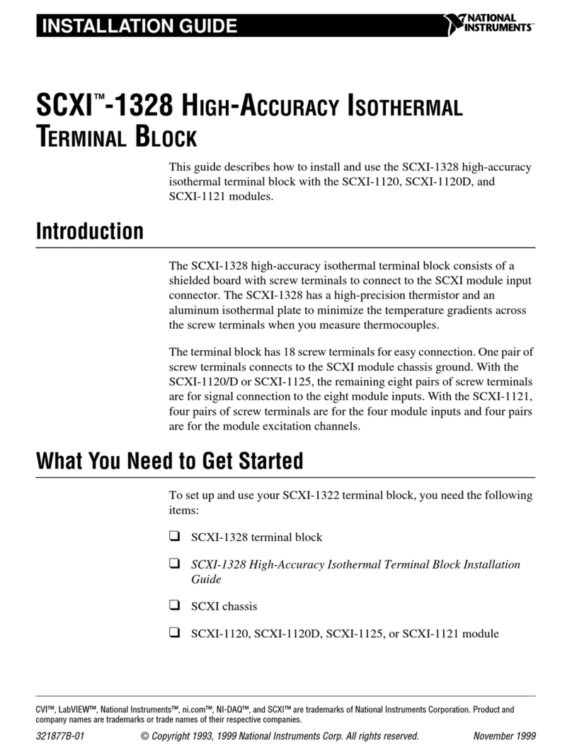 National Instruments SCXI-1328 User manual