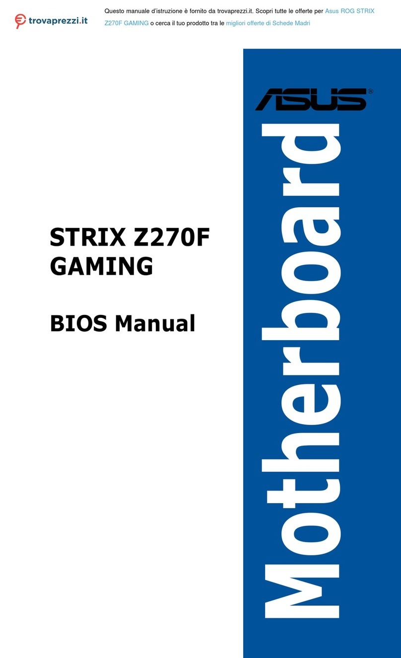Asus STRIX Z270F Bios manual
