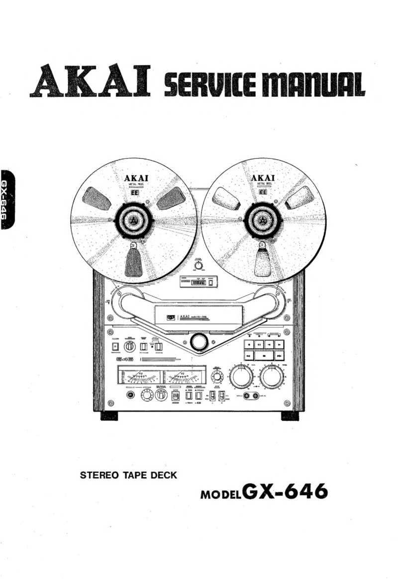 Akai GX-646 Service manual