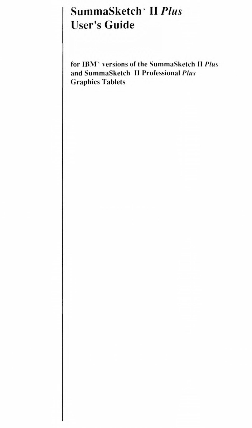 IBM SummaSketch II Plus User manual