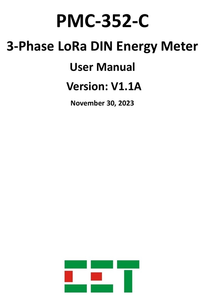 CET PMC-352-C User manual