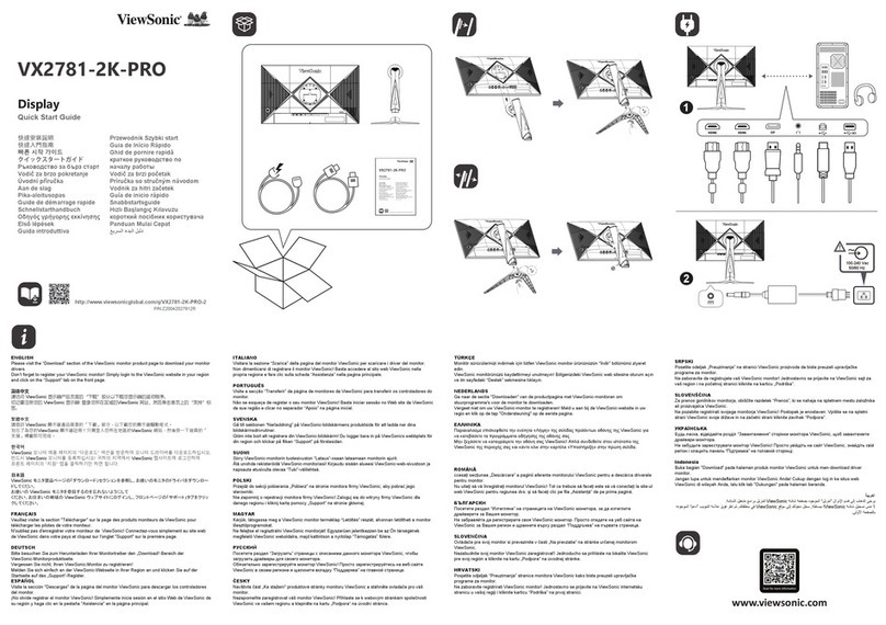 ViewSonic VX2781-2K-PRO-2 User manual ViewSonic VX2781-2K-PRO-2 User manual