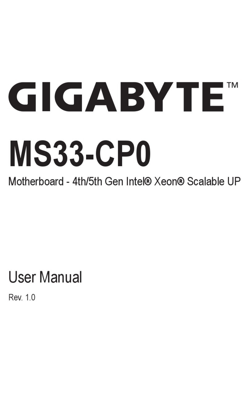 Gigabyte MS33-CP0 user manual