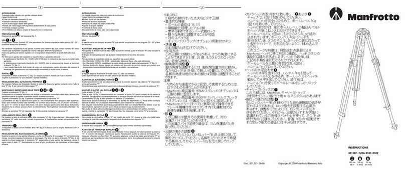 Manfrotto 351MV User manual
