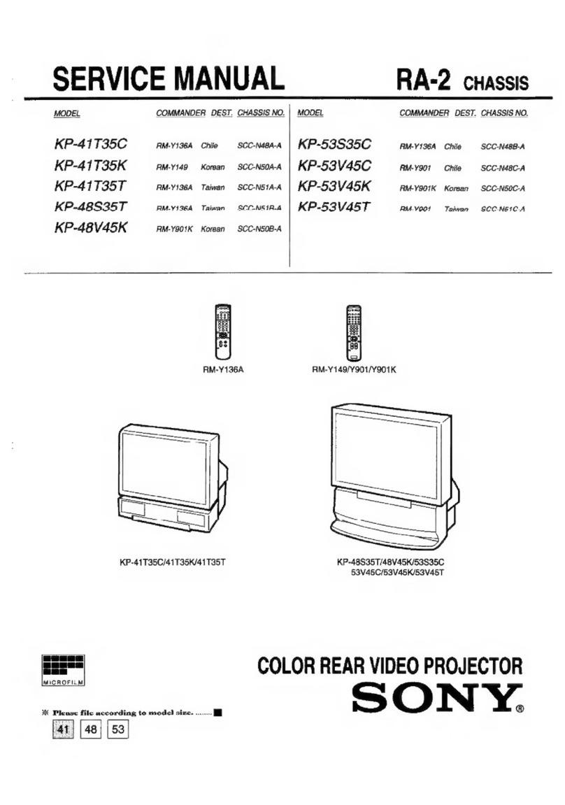 Sony KP-41T35C User manual Sony KP-41T35C User manual