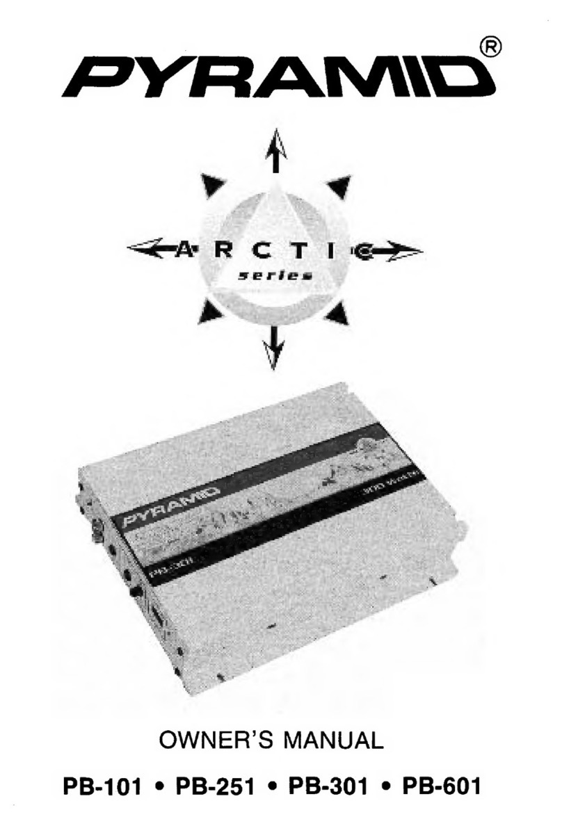 Pyramid ARCTIC Series owner's manual