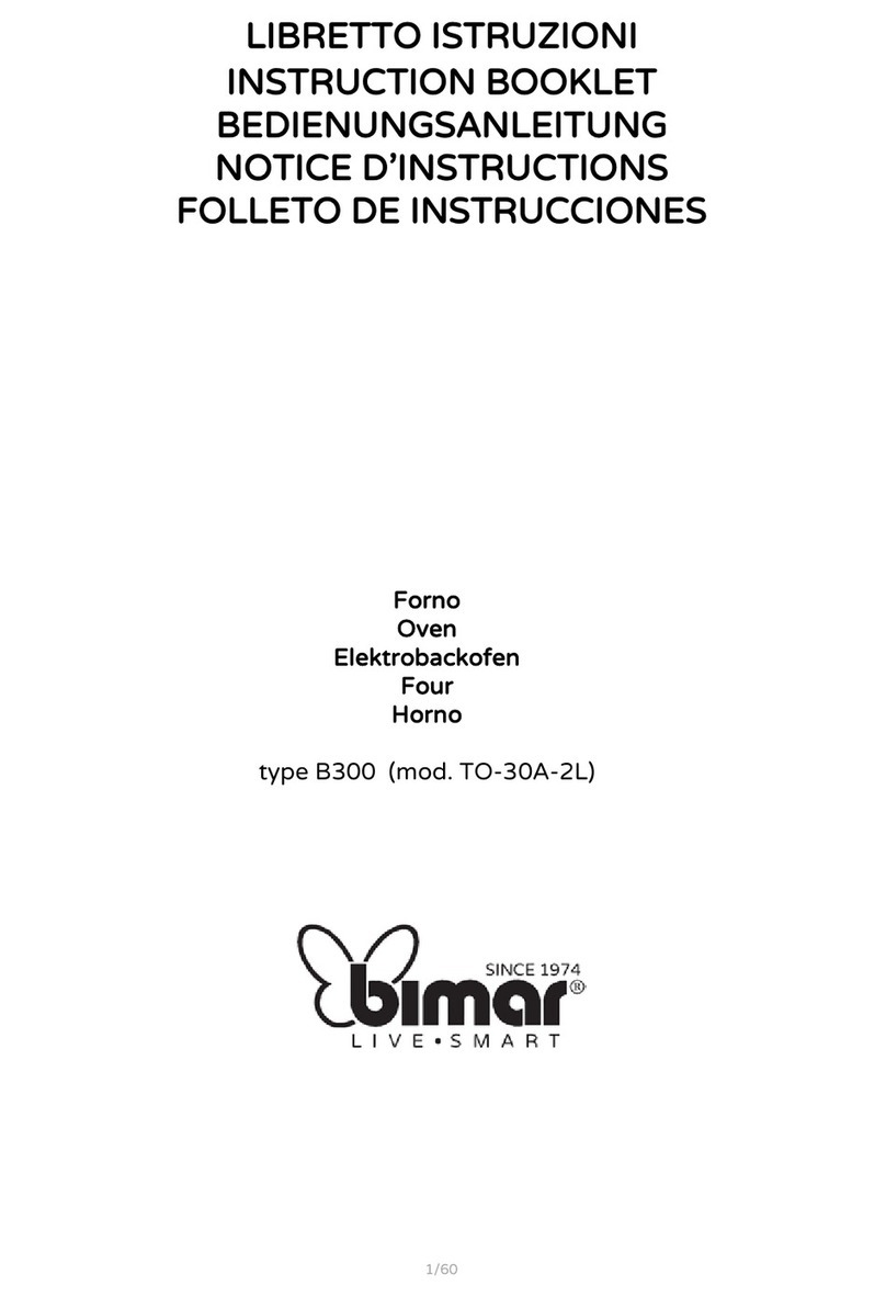 Bimar TO-30A-2L Instruction booklet