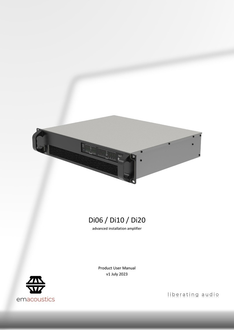 EM Acoustics Di06 Product user manual