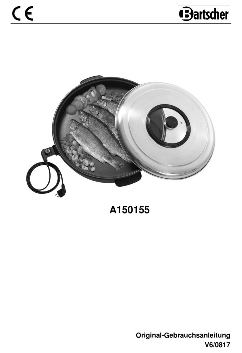 Bartscher A150155 instruction manual