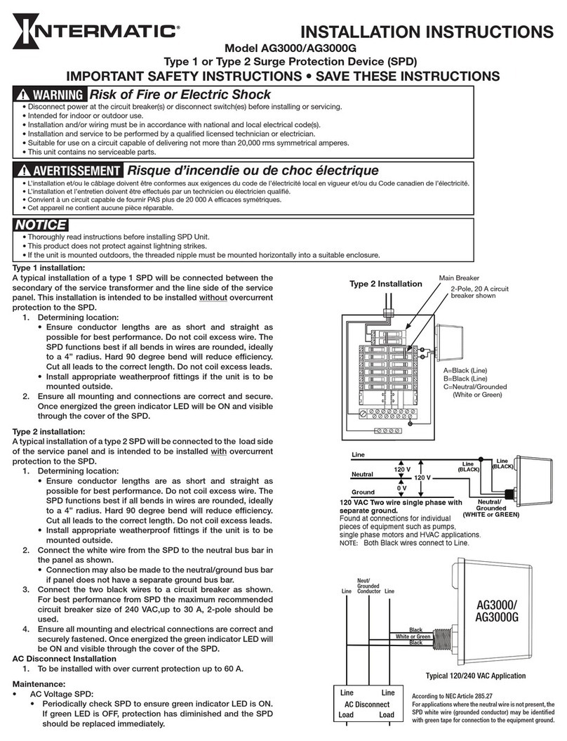 Intermatic AG3000G User manual