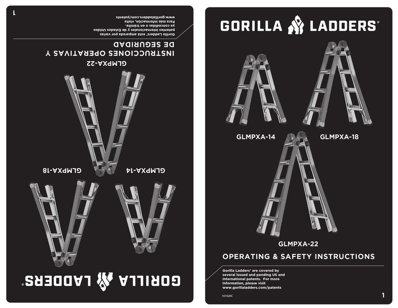 GORILLA LADDERS GLMPXA-14 Assembly instructions