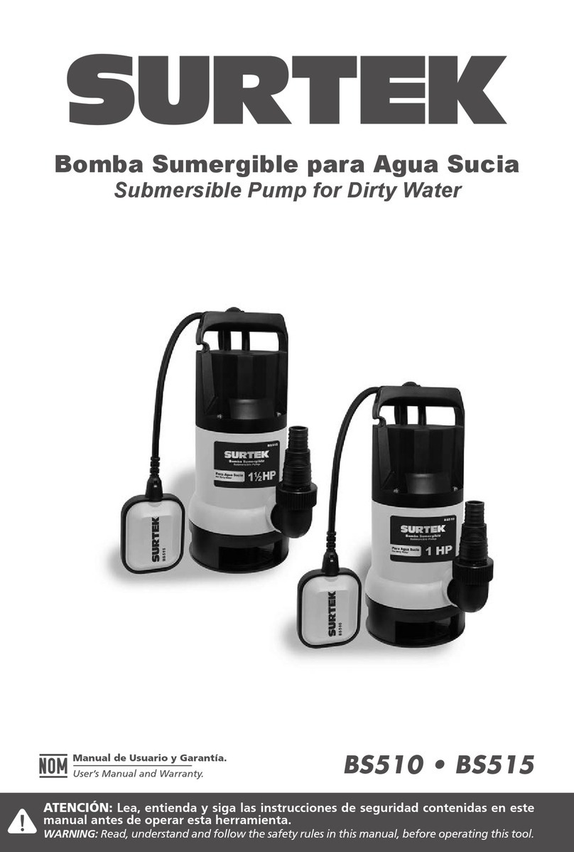 Surtek BS510 User's Manual and Warrantly