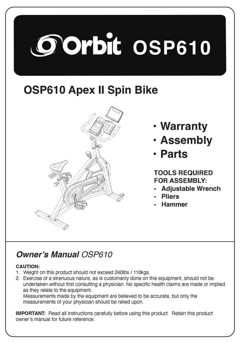 Orbit Apex II OSP610 User manual Orbit Apex II OSP610 User manual