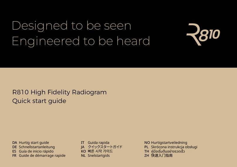 Ruark Audio R810 quick start guide