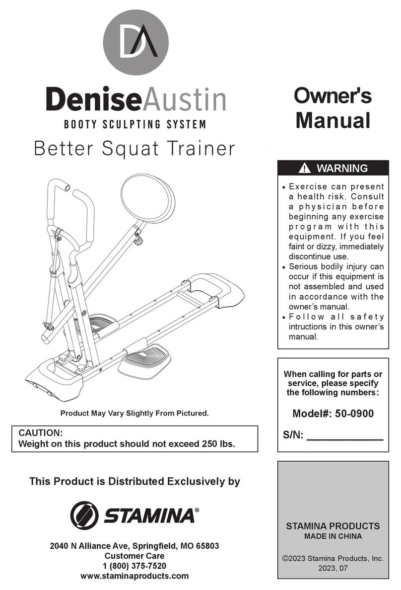 Stamina DeniseAustin 50-0900 owner's manual