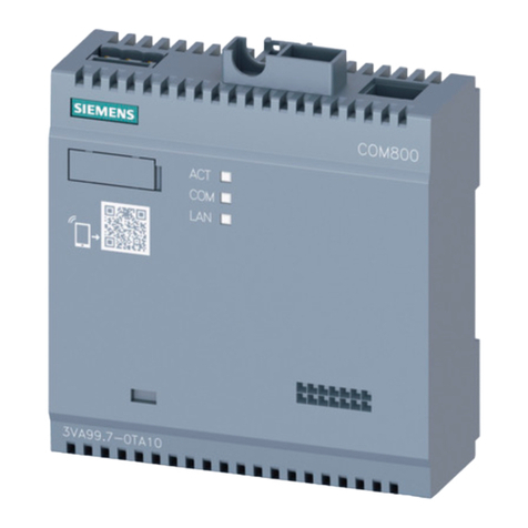 Siemens 3VA9987-0TA10 User manual