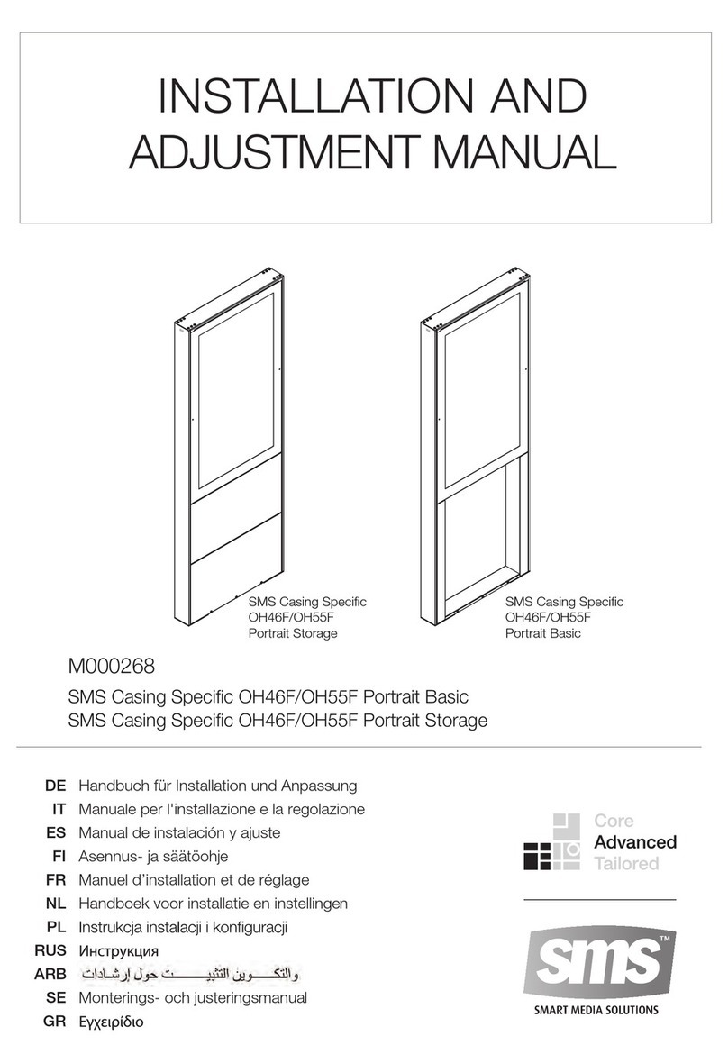 SMS Casing Specific OH46F Portrait Basic Installation and adjustment manual SMS Casing Specific OH46F Portrait Basic Installation and adjustment manual