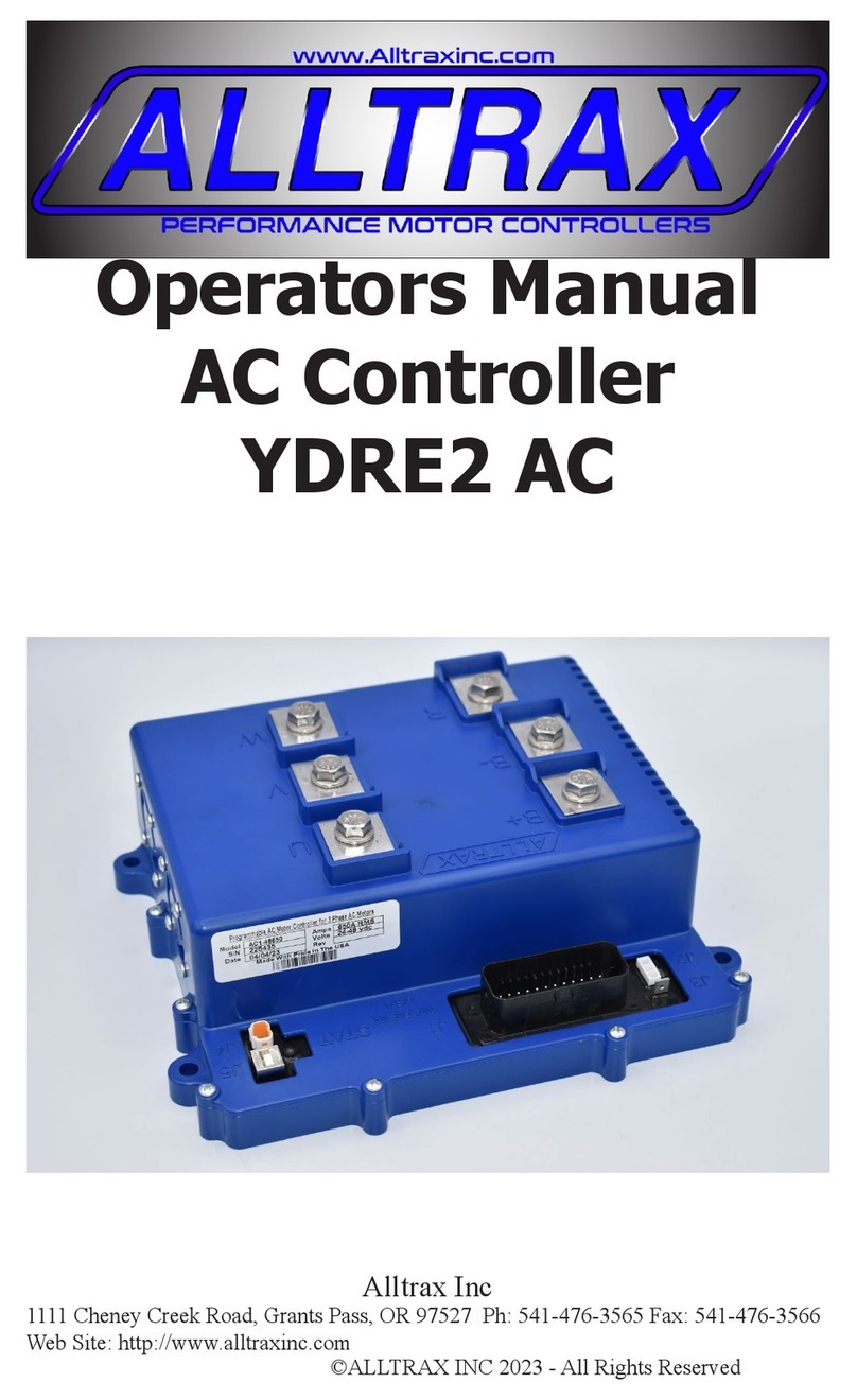 Alltrax YDRE2 AC Operator's manual