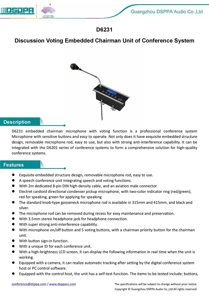 DSPPA D6231 User manual