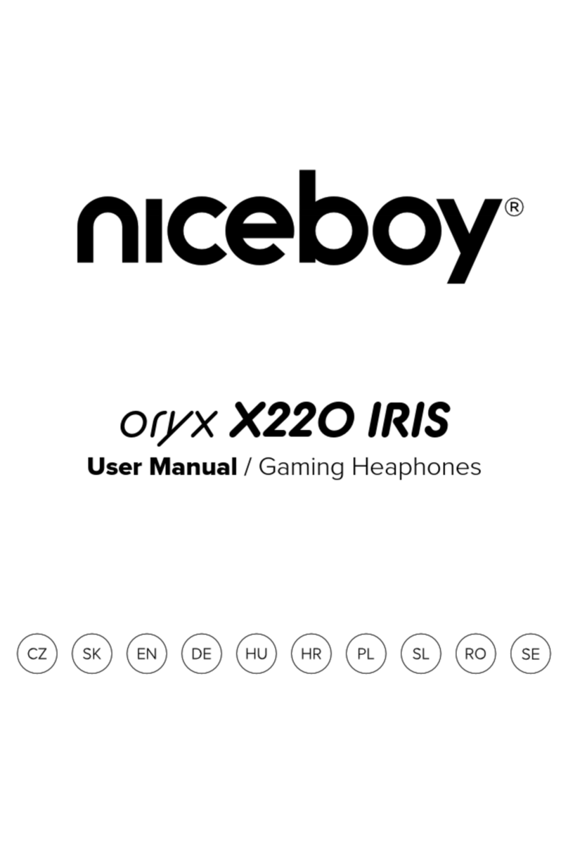 Niceboy oryx X220 IRIS user manual