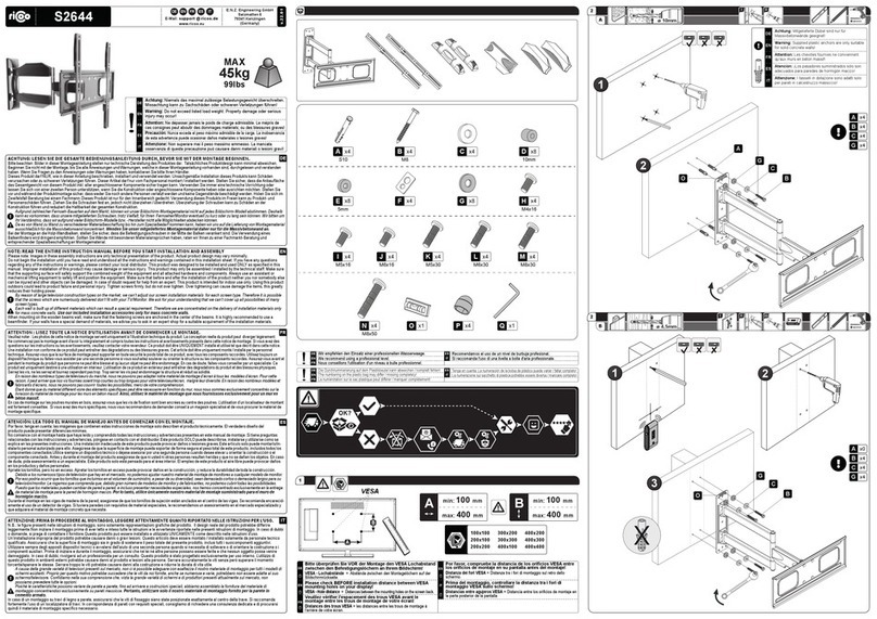 ricoo S2644 installation instructions