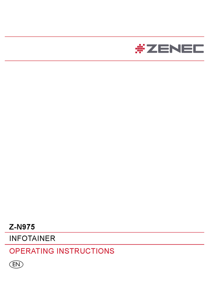 ZENEC Z-N975 operating instructions