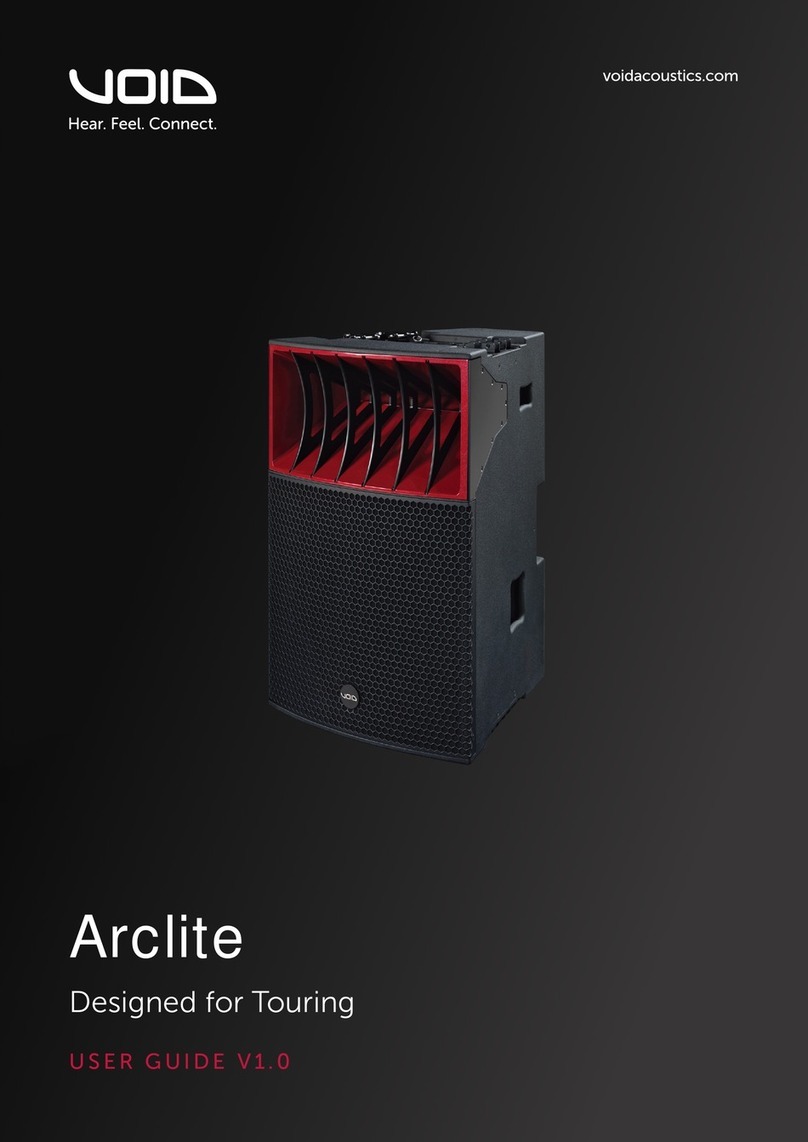 Void Arcline Series User manual Void Arcline Series User manual