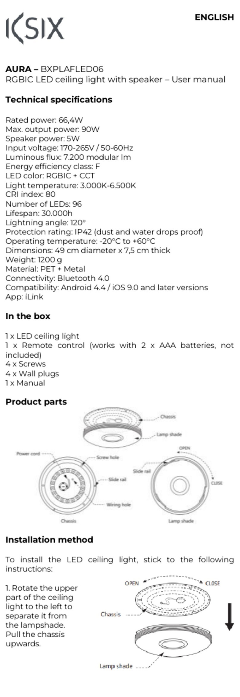 KSIX AURA User manual