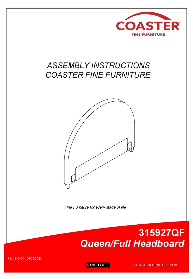 Coaster June 315927QF Assembly instructions