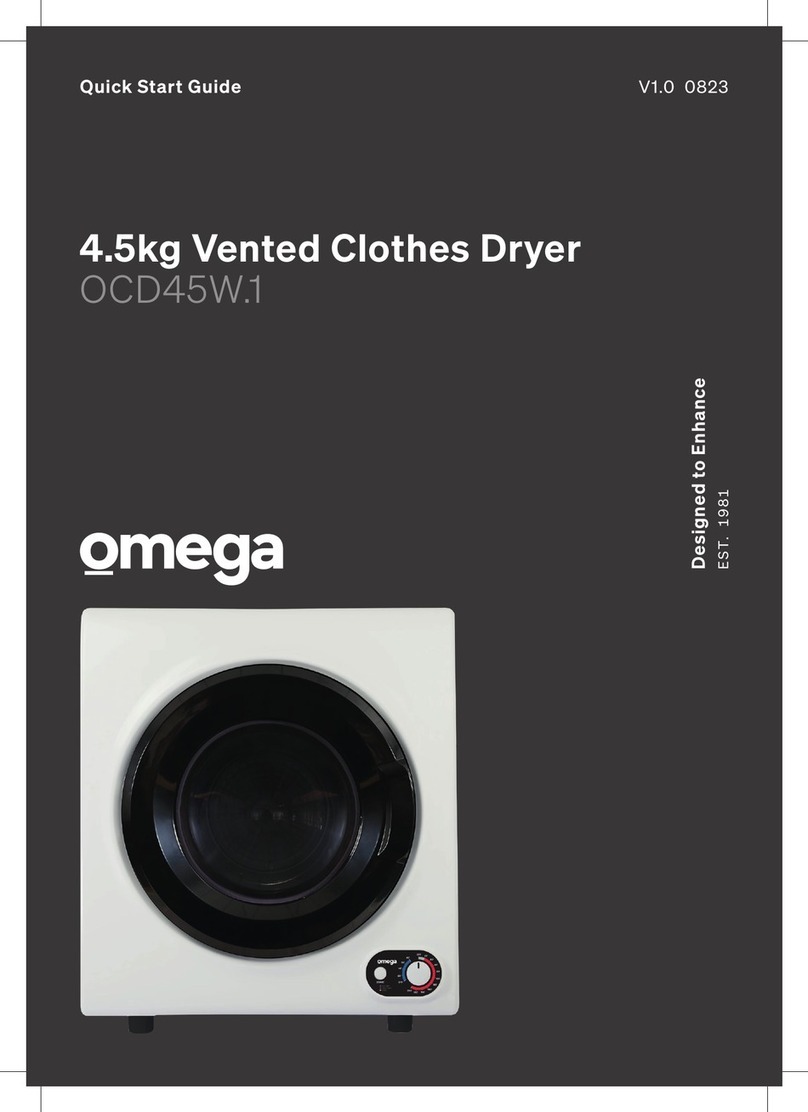 Omega OCD45W.1 User manual