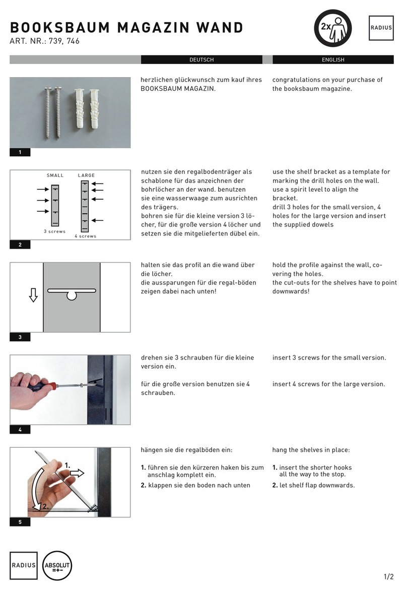 Radius 739 User manual Radius 739 User manual