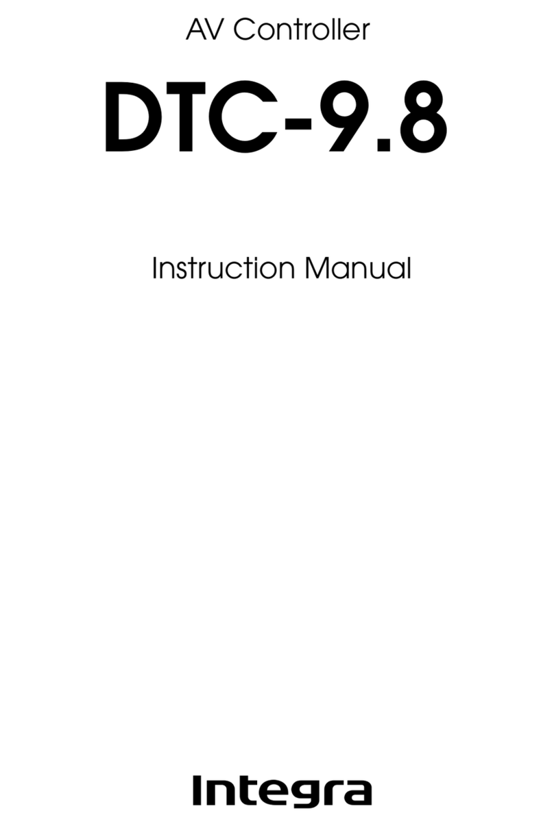 Integra DTC-9.8 instruction manual