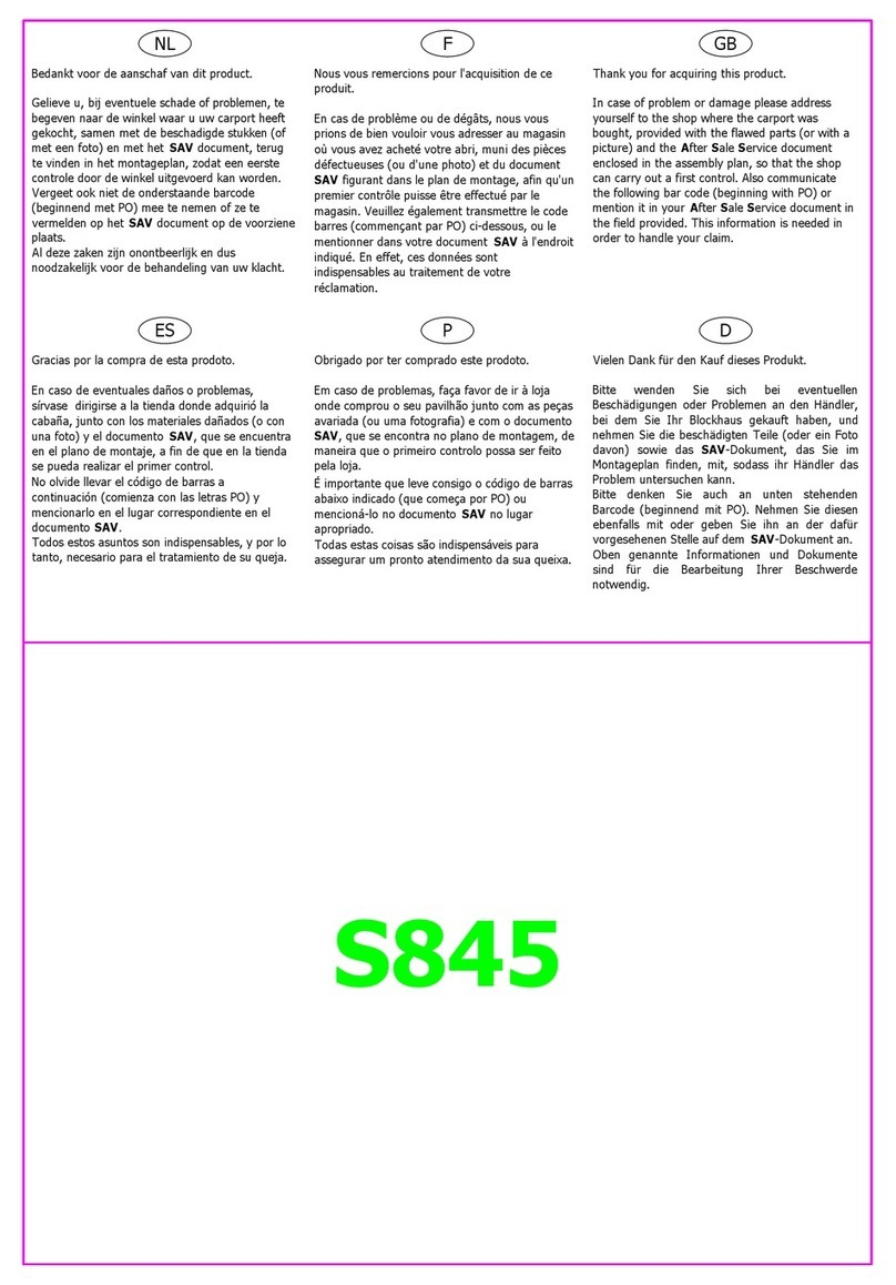 Solid S845 User manual