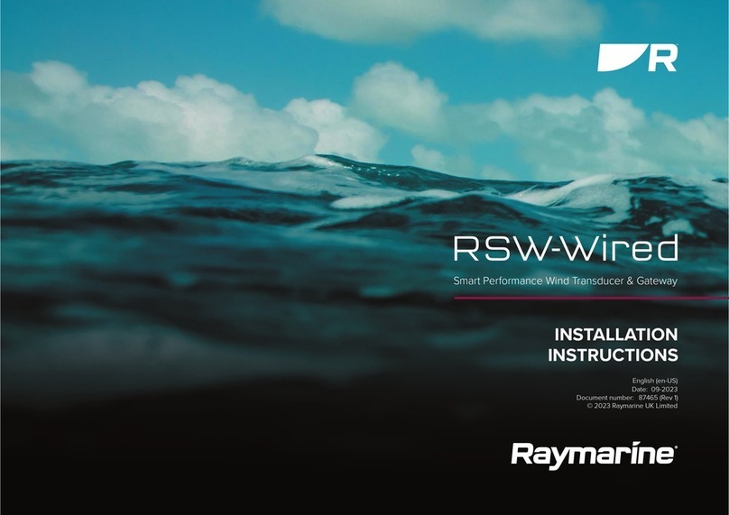 Raymarine RSW-Wired installation instructions